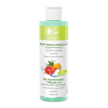 AVA CLEANSING LINE ŻEL POD PRYSZNIC Z PEELINGIEM 2w1 Z OLEJKIEM GRAPEFRUITOWYM 200 ml